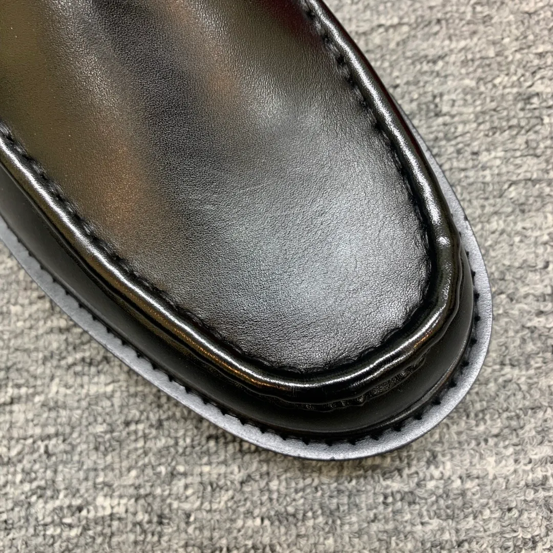 Men's shoes 💰960 🎁🎁🎁😈【Ferragamo】Men's high-top boots, the latest hot style, 1:1 original purchase quality, top quality, imported cowhide for the uppers, imported cowhide for the lining and feet, with original lightweight foam outsole, matching code 39-44, (38, 45 custom-made, non-refundable),